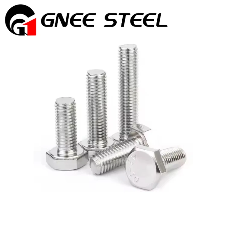 Cargols de capçal hexagonal d'acer inoxidable 316