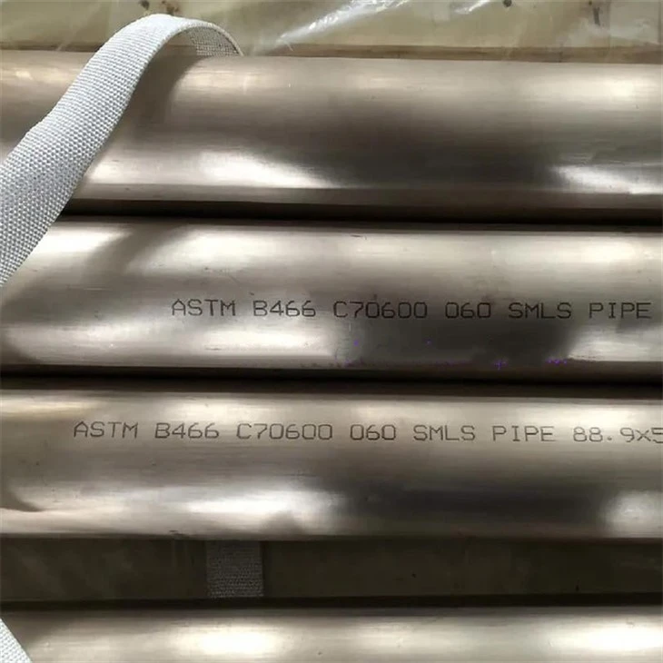 ASTM B466 C70600 Tub de níquel de coure sense soldadura